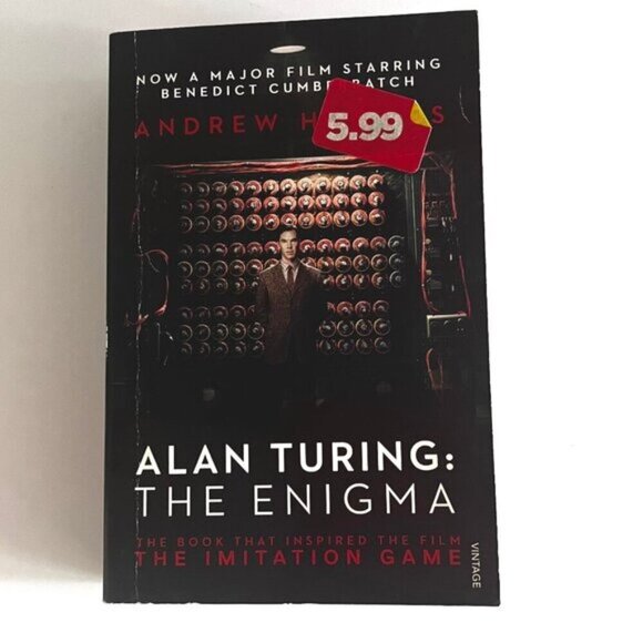 Alan Turing The Enigma Paperback Book by Andrew Hodges Film Ed Imitation Game - Picture 1 of 5